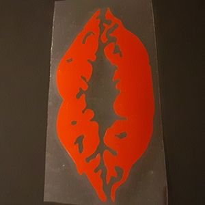 Reflective vinyl decal